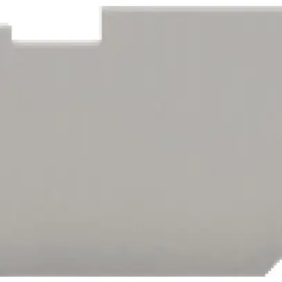 Placca intermediar.e fermatura WAGO 1mm forte, grigio 