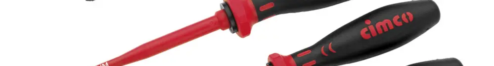 Jeu de tournevis CIMCO SLIM, 4×PZ, 3×0.5×100mm 3.5×0.6×100mm, VDE, 10 000V 