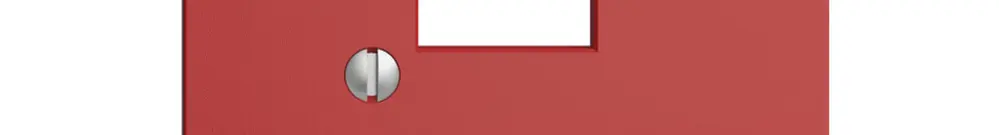 Placca frontale 1×RJ45 EDIZIOdue berry R&M swissline 
