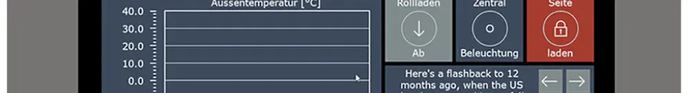 Écran tactile KNX ENC MDT VC-1001.04 10" 1280×800px couleur neutre sans cadre 