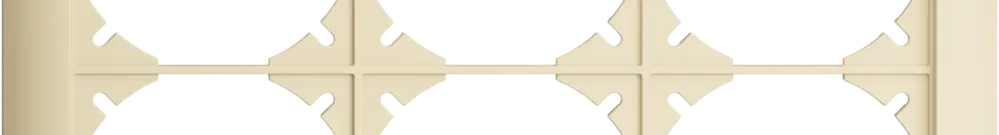 UP-Kopfzeile EDIZIOdue SNAPFIX® 2×3 horizontal 208×148mm crema 