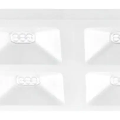 Plafonnier INC LED Sylvania Quadro 36W 4600lm 840 IP40 VAR 1195×395mm blanc 