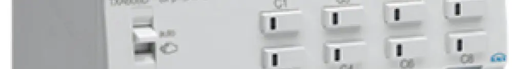 Module de sortie AMD KNX Hager easy 16A charge C octuple 