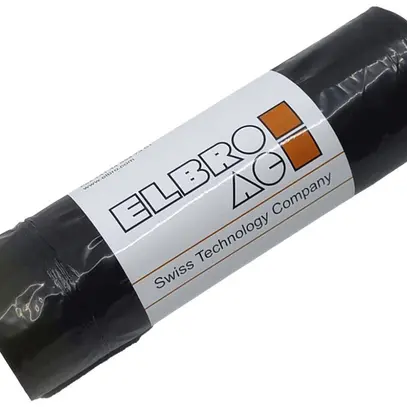 Sac à déchets ELBRO 35 litres 650×500mm 40μm LDPE rouleau à 20 pièces noir 