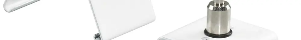 Support pour suspension CoreLine 40×67×62mm acier blanc 5 pcs 