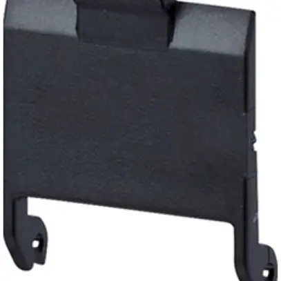 Copertina antipolvere H-LINE M, per modulo di raccordo, nero, 10 pezzi 