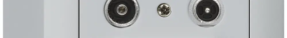 Prise multimédia AP kallysto R/TV 4dB 2GHz gris clair 