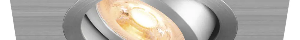 Downlight LED SLV NEW TRIA 75 XL GU10 1×10W VAR 110×110mm argent 
