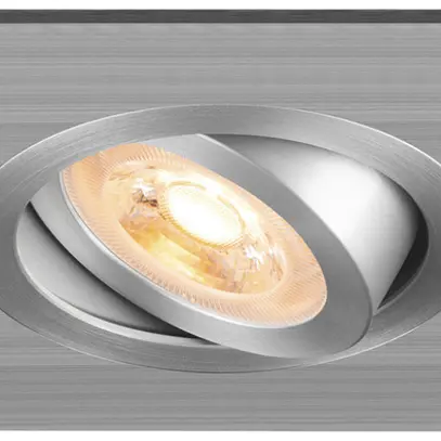 Downlight LED SLV NEW TRIA 75 XL GU10 1×10W VAR 110×110mm argent 