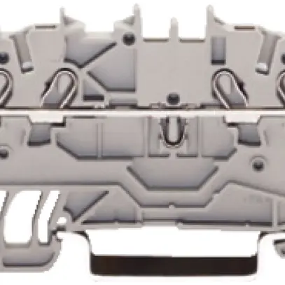 Borne de passage Ex WAGO 1.5mm² 4L gris 