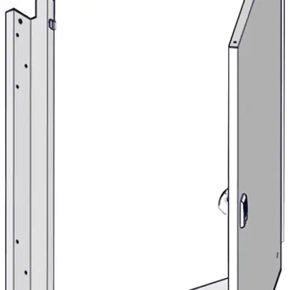 Porte Rittal SZ 1485.766 600×600mm pour AX innen gris 
