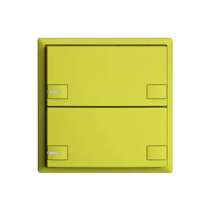 Poussoir KNX RGB EDUE, 250mW, a.LED RGB, 2×poussoir, comm.2×touches, lem 