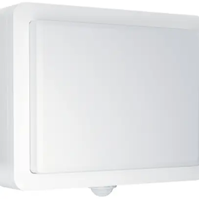 Applique LED ESYLUX ALVA 4000K avec senseur 621lm IP65, blanc 