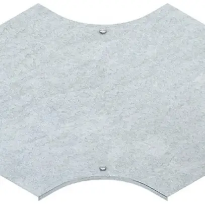 Coperchio Niedax p.pezzo croce p.KR, l=604mm c.sistema d.chiusura, acc.zincato 