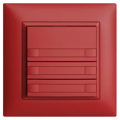 Poussoir KNX RGB ENC EDUE FMI, 250mW, s.LED, a.papier, 6×poussoir,1×touche, ber 