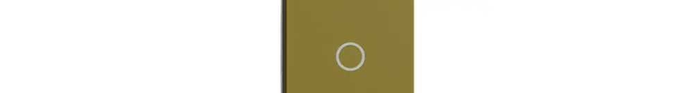 Pulsante 1/4 INC Edue Wiser simbolo O (off) olive 