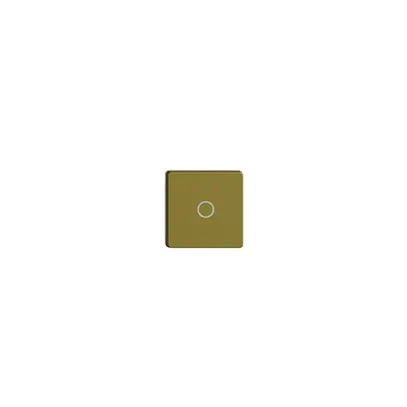 Pulsante 1/4 INC Edue Wiser simbolo O (off) olive 