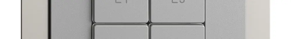 Pulsante scena INC 4 scene/4T Edue Wiser silver 