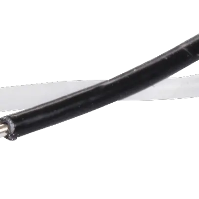 Filo M72 2×0.6mm stagnato nero/bianco 