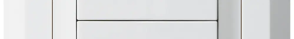 Interrupteur pour stores ENC kallysto.line 2 touches blanc bornes enfichables 