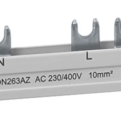 Pettine di raccordo Hager 2P 10mm² per ARFxxxD 12 moduli 