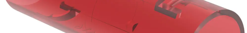 Manchon de jonction Spotbox M16 rot transparent 