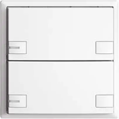 Poussoir KNX RGB EDUE, 250mW, a.LED RGB, 2×poussoir, comm.2×touches, bc 