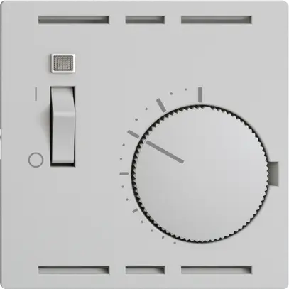 Termostato ambiente INC EDIZIOdue grigio chiaro, con interrutore 