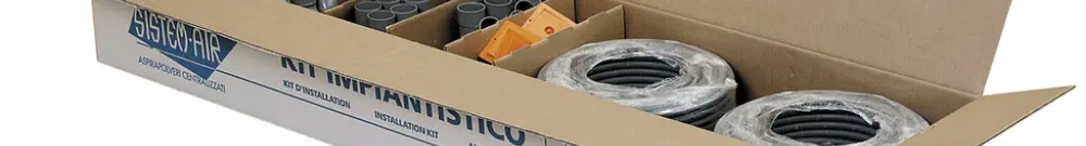 Kit d'installation pour 4 prises aspirantes 