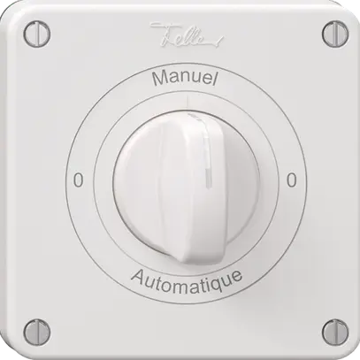 Interruttore rotativo NEVO N.CO 2/1 L con manopola KS 0-Manuel-0-Automatique bi 