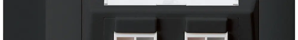 Prise AP audio kallysto 2×noir borne à étrier pour 2 haut-parleurs 