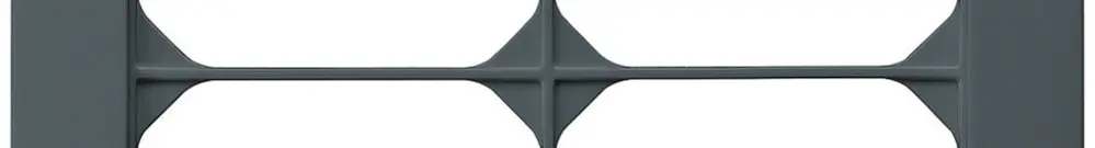Cadre de recouvrement ENC kallysto.pro 2×2 anthracite 154×154mm 