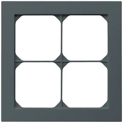 Cadre de recouvrement ENC kallysto.pro 2×2 anthracite 154×154mm 