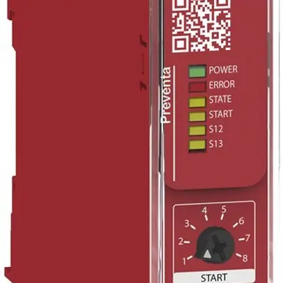 Sicherheitsrelais SE XPSUAB, 6Funktionen/1Kreis, 48…240V 1S/1Ö/1T PLc FZK 