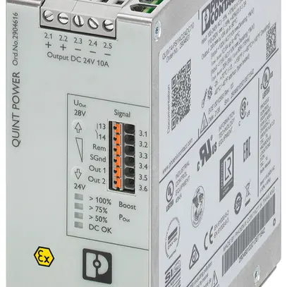 Alimentation à découpage PX QUINT4-PS/1AC/24DC/10/+ 1L OUT 24VDC/10A 