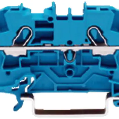 Borne de passage WAGO TopJob-S 4mm² 4L bleu série 2004 