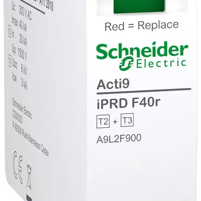 Module enfichable Acti9 iPRD F40r TN-C TN-S TT 1P 240V 1UM 
