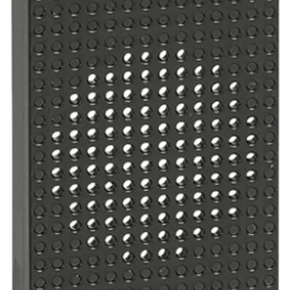 Copertura Living Now 1 modulo per campanello nero 