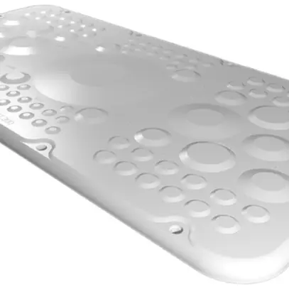 Placca passacavi Rittal AX, con membrane, 436×221mm, materia sintetica 