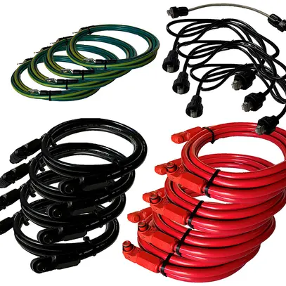 Kit de raccordement Eaton xStorage Hybrid jeu de câbles triphasé p.4 accus 