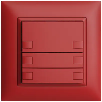 Pulsante INC KNX 6×EDIZIOdue berry RGB senza LED 