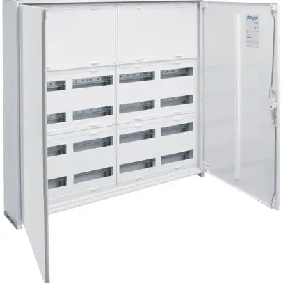 Distributore AP Hager univers 6-file 192UM coperchio IP44 1050×950×160mm 