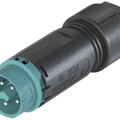 Spina Wieland RST16I5 S S1 ZT5S A TB 5×2.5mm² blu turchese 