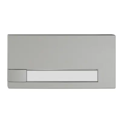 Pulsante 1/2 EDIZIO.liv KNX e UNI c.SNAPFIX® s.LED c.targhetta com.1T grc 