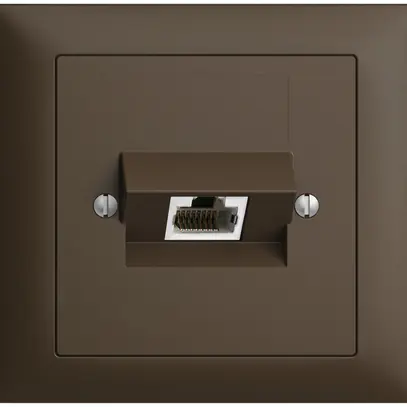 Presa INS 1×RJ45/s 8P ITplus EDIZIOdue coffee 