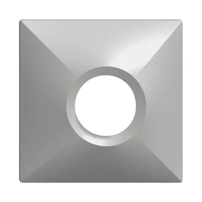 Calotta frontale ang. EDIZIOdue silver per rilevatore di mov.PIRI 360° 