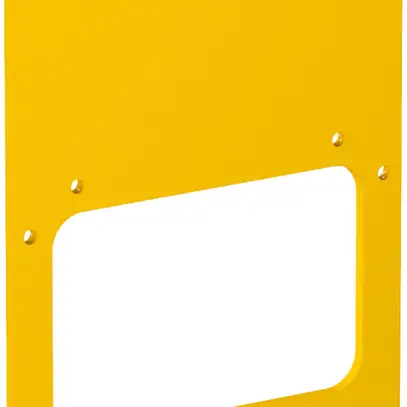 Placca di copertura Bettermann dispositivo di protezione 160×105mm, PVC, giallo 