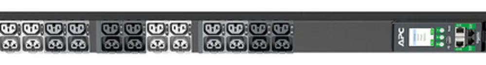 Prise multiple APC NetShelter 55×1780×75mm 24×C13 24×C19 Metered 22.1kW 400V 32A 