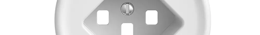 Kit frontale STANDARDdue per presa QI T23, bianco 
