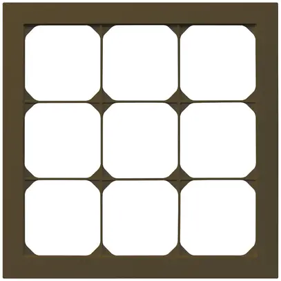 Telaio di copertura INC kallysto.pro 3×3 marrone 214×214mm 